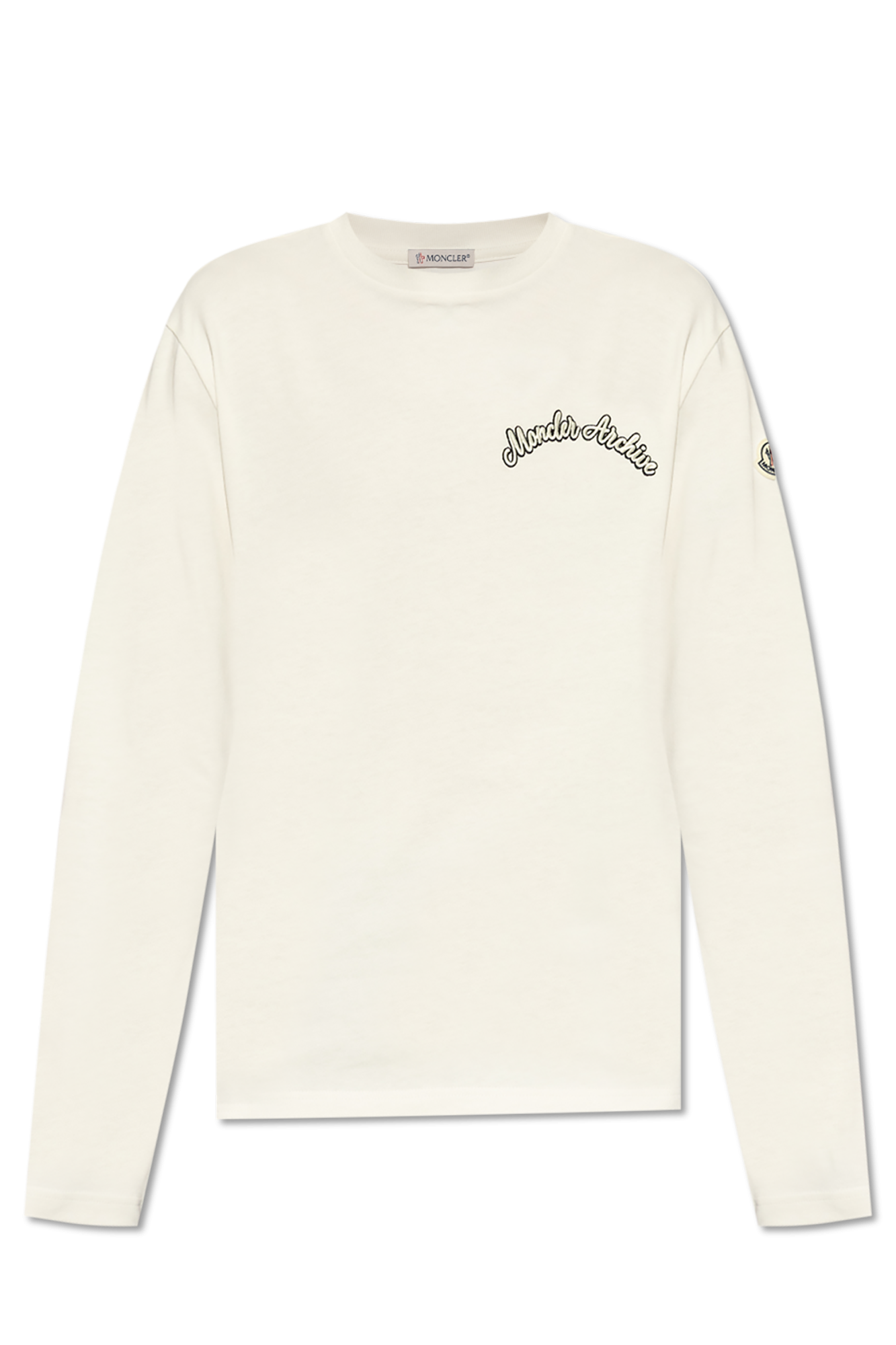 Cream Long sleeve T shirt Moncler Vitkac Canada